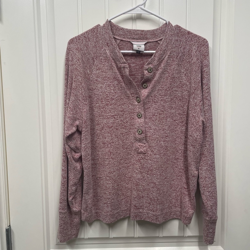 Cabi Women's Pink Button-Up Top EUC